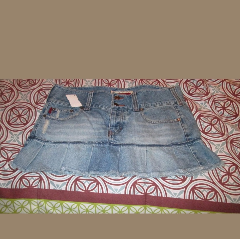Juniors (Women's) Hollister Denim Mini Skirt